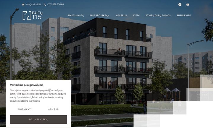 Screenshot of baltu115.lt
