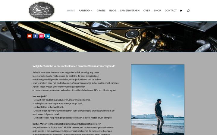 Screenshot of baltusmotortechniek.nl