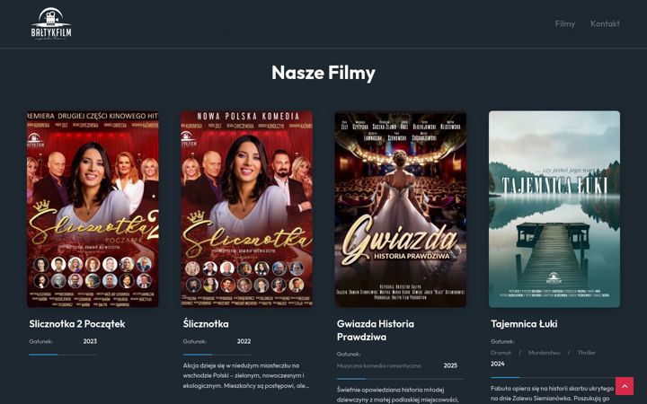 Screenshot of baltykfilm.pl