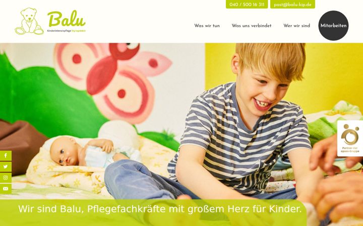 Screenshot of balu-kip.de