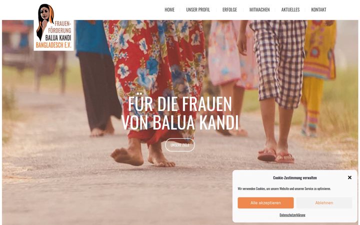 Screenshot of baluakandi.de