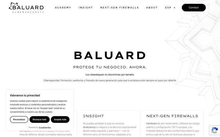 Screenshot του baluard.net