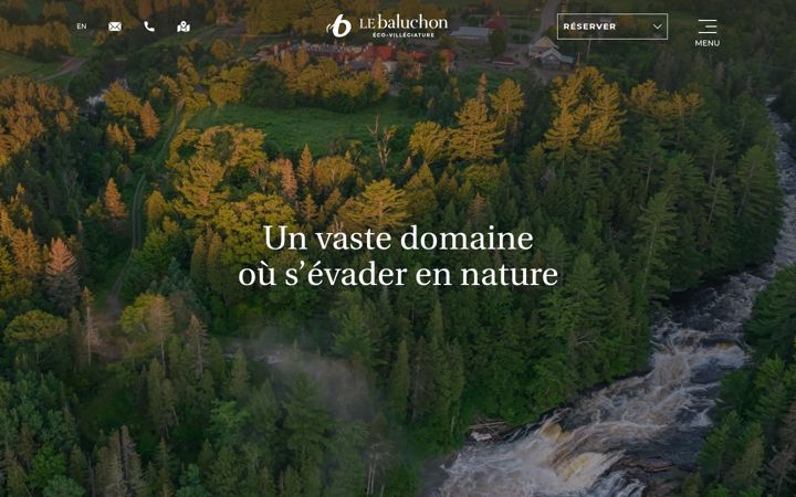 Screenshot of baluchon.com