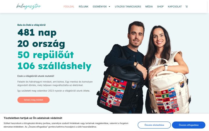 Ekrano kopija balugasztro.hu