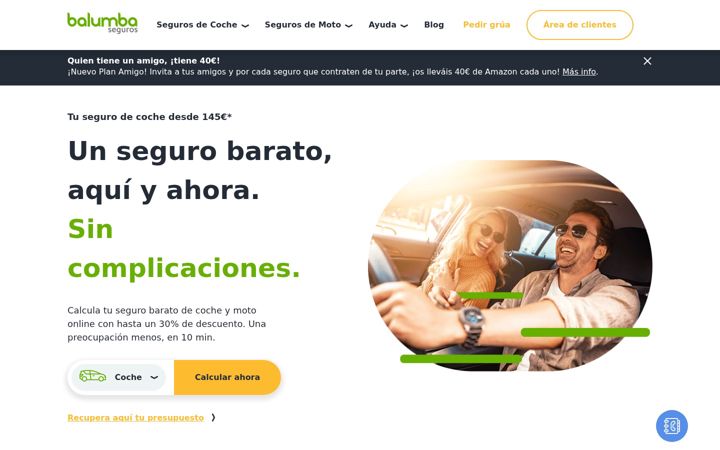 Captura de ecrã de balumba.es