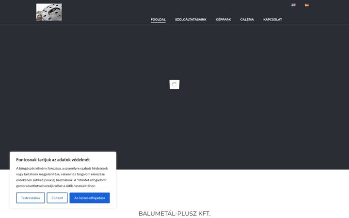 Screenshot of balumetal.hu
