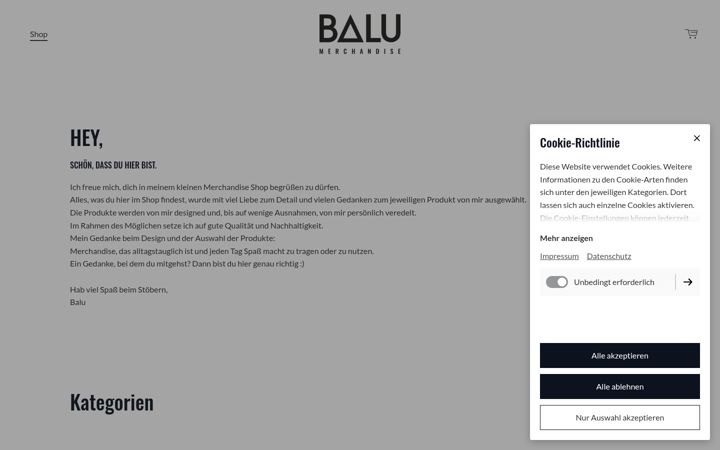 Screenshot of balumusik-shop.de