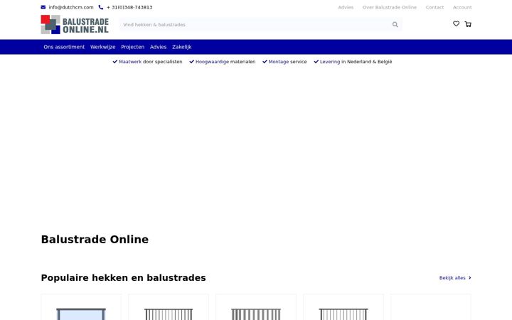 Screenshot of balustrade-online.nl