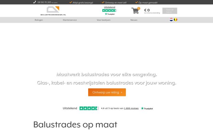 Screenshot di balustradedesign.nl