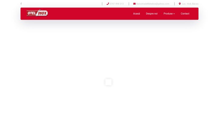 Screenshot of balustradeinox.ro