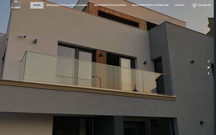 Screenshot of balustradesticlasibiu.ro