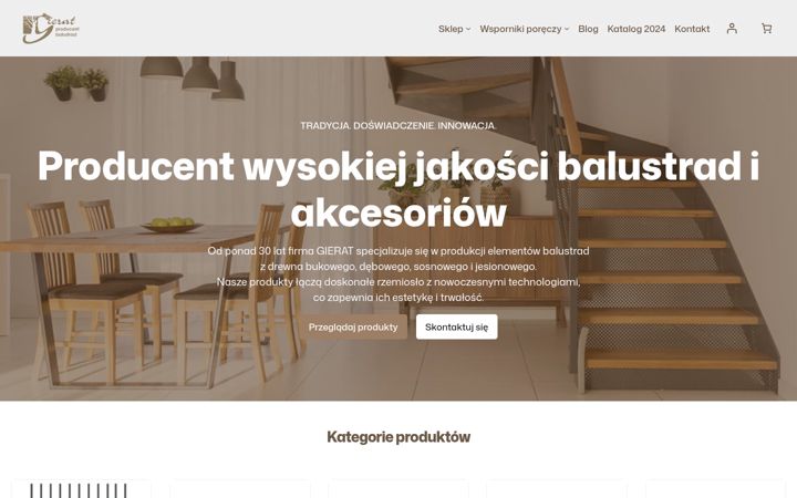 Screenshot ta' balustrady.podhale.pl