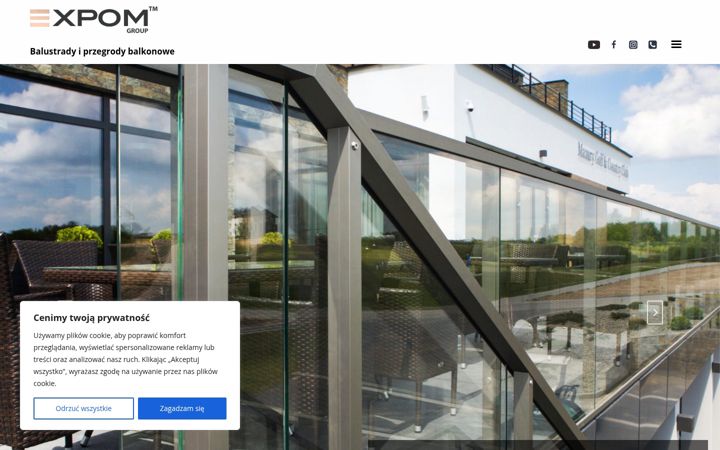 Screenshot of balustradyaluminiowe.pl