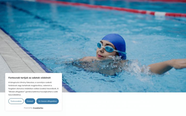 Screenshot of baluswim.hu