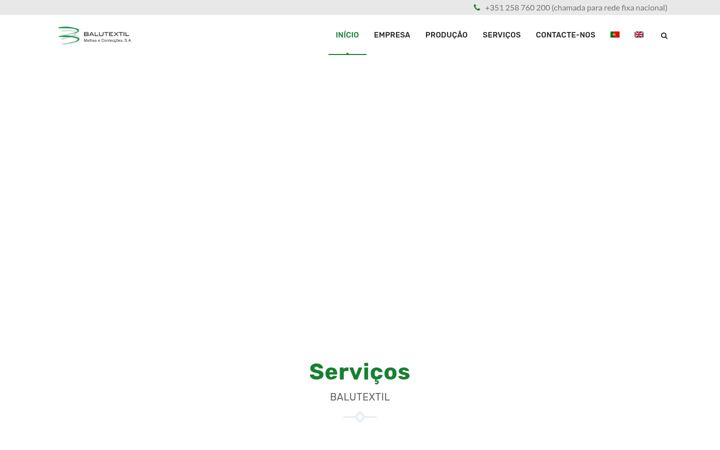 Screenshot of balutextil.com
