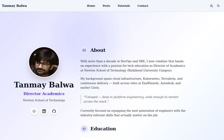 Screenshot of balwa.me
