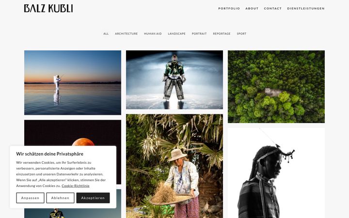 Screenshot of balzkubli.com