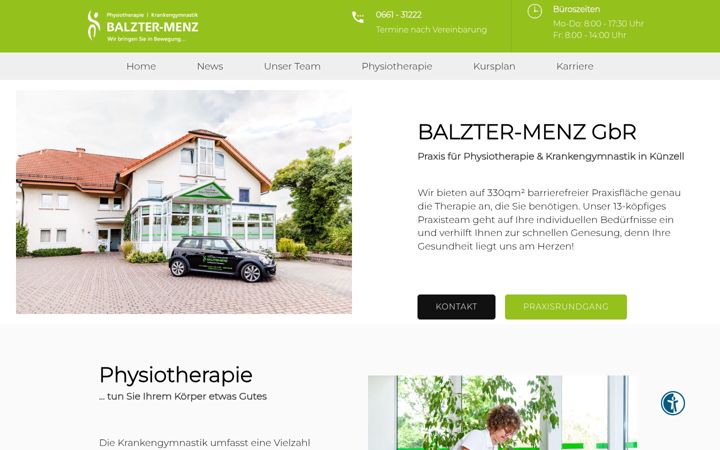 Screenshot of balzter-menz.de
