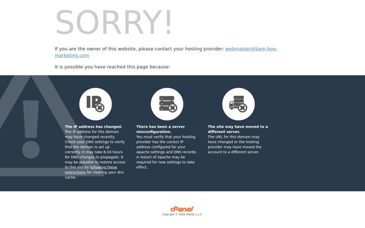 Screenshot of bam-boo-marketing.com