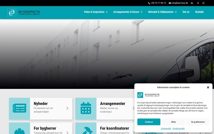 Screenshot of bam-bus.dk