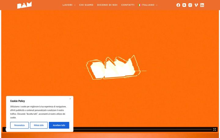 Screenshot of bam.srl