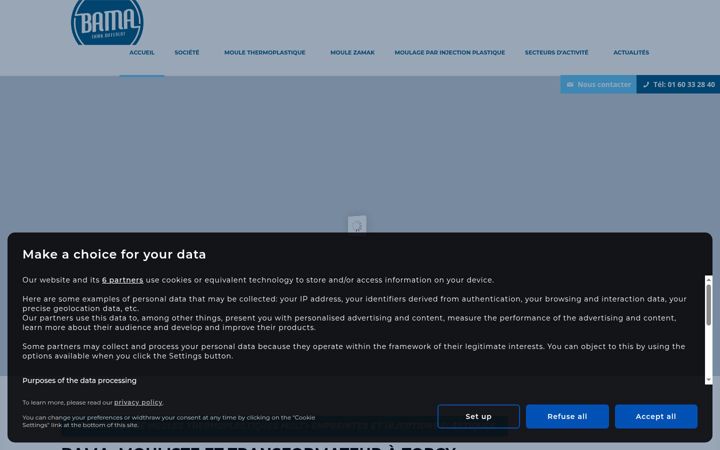 Screenshot of bama-sas.com