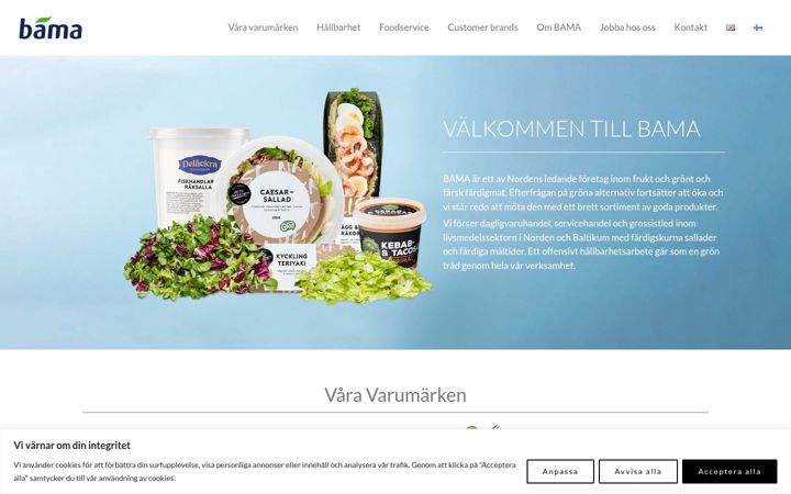 Screenshot of bama.se