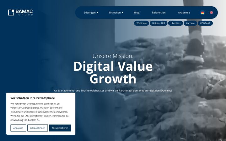Screenshot of bamacgroup.de