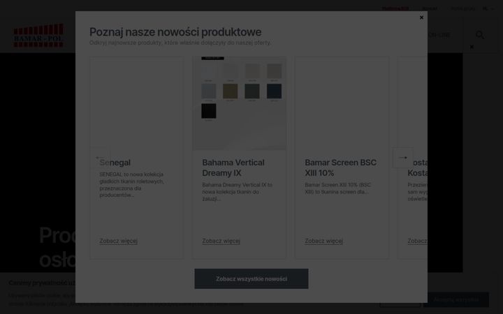 Screenshot of bamar.pl