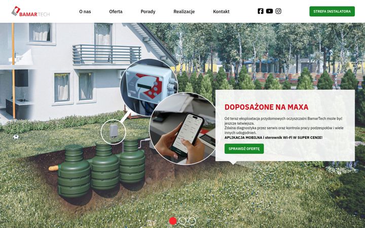 Screenshot of bamartech.pl