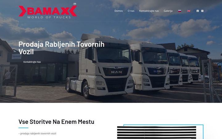 Screenshot of bamax.si