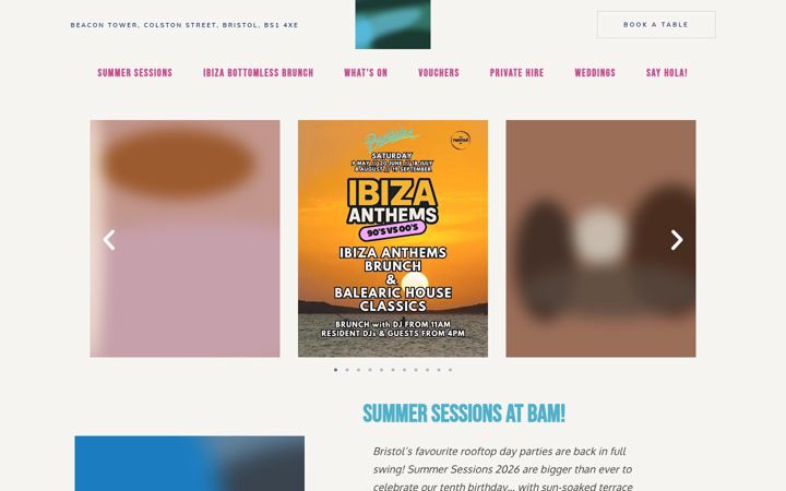 Screenshot of bambalan.co.uk