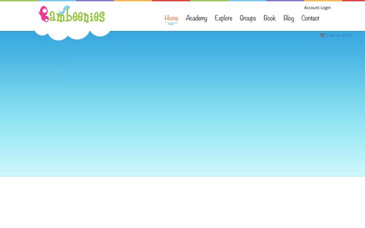 Screenshot of bambeenies.co.uk