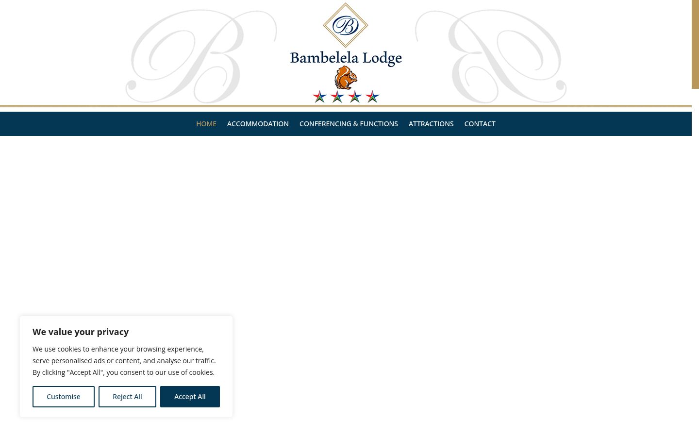 Screenshot van de toestemmingsbanner zoals getoond vóór enige interactie