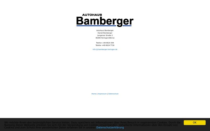 Screenshot of bamberger-heringen.de