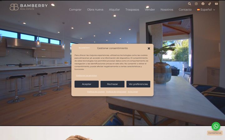 Screenshot of bamberryre.es