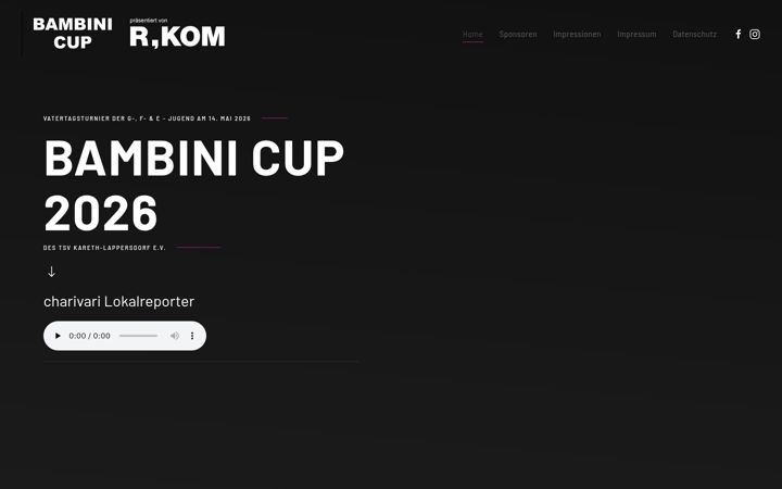 Screenshot of bambini-cup.de