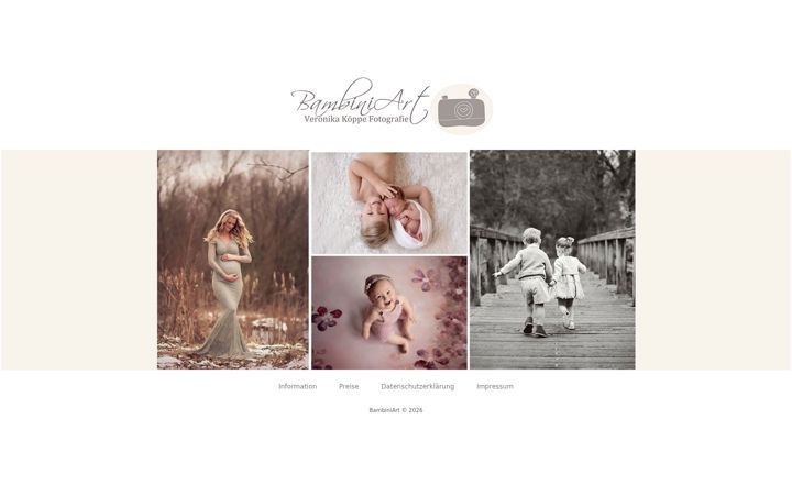 Screenshot of bambiniart.de