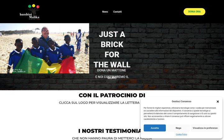 Screenshot of bambinidimalika.com