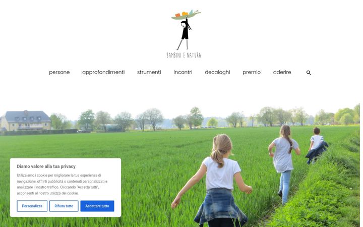 Screenshot of bambinienatura.it