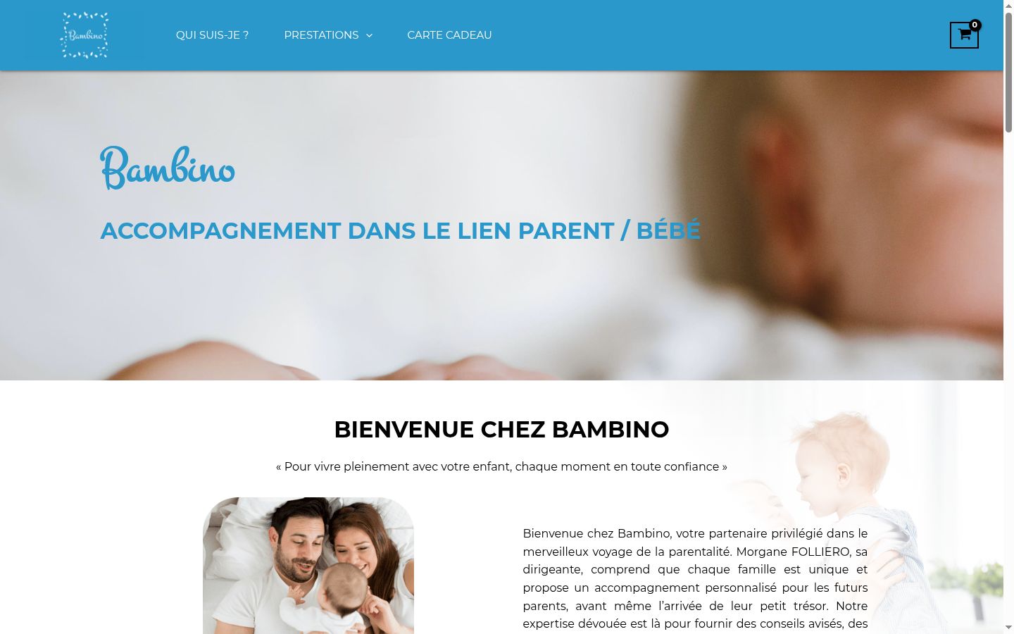 Capture d'écran de la bannière de consentement affichée avant toute interaction