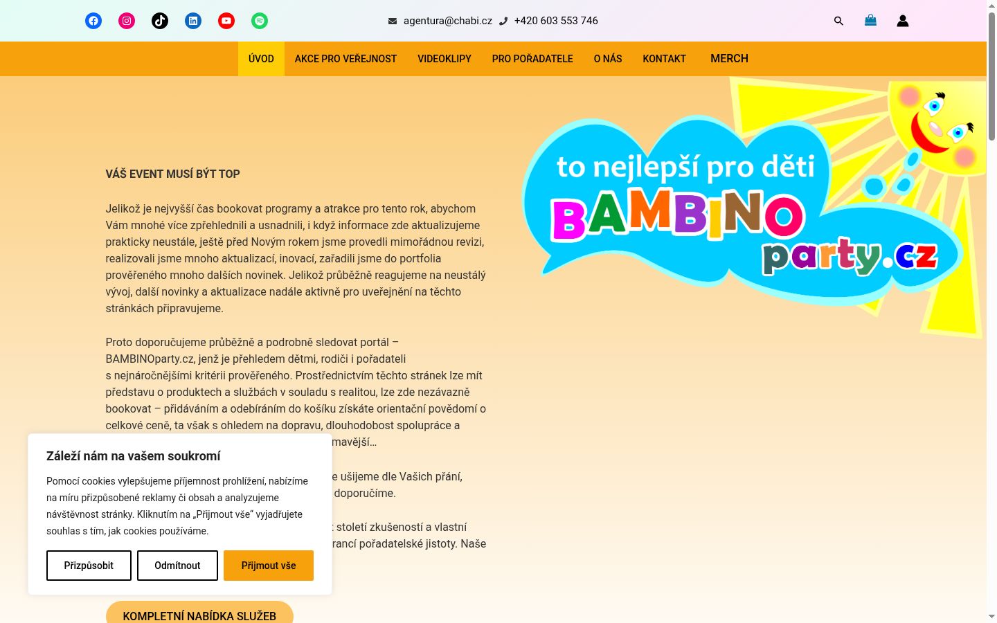 Screenshot tal-banner tal-kunsens muri qabel kwalunkwe interazzjoni