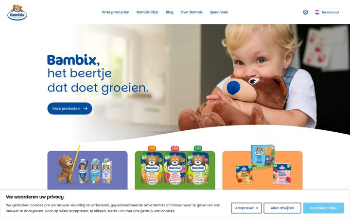 Zrzut ekranu bambix.nl