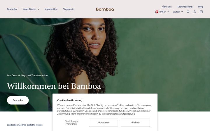Screenshot of bamboa.de