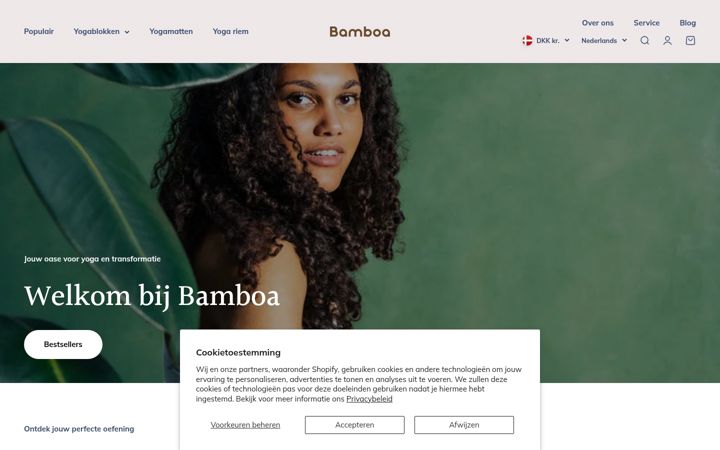 Screenshot of bamboa.nl