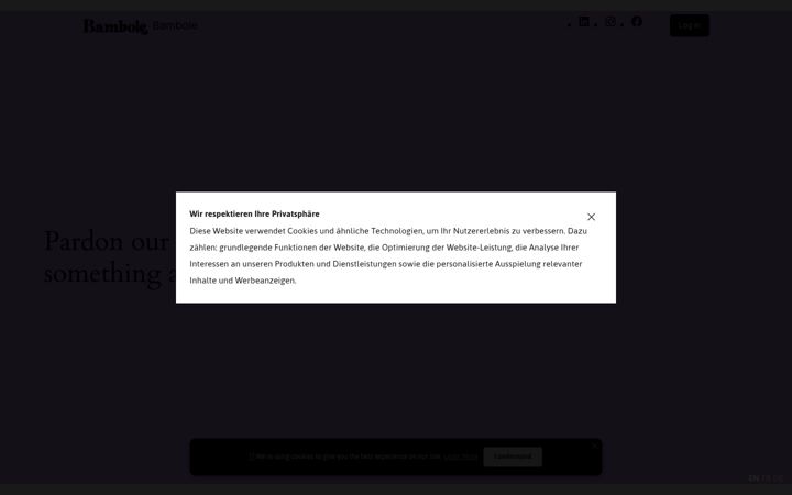 Screenshot of bambole.shop