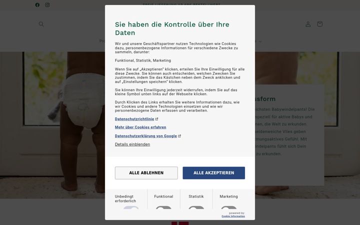 Screenshot of bambonature.de