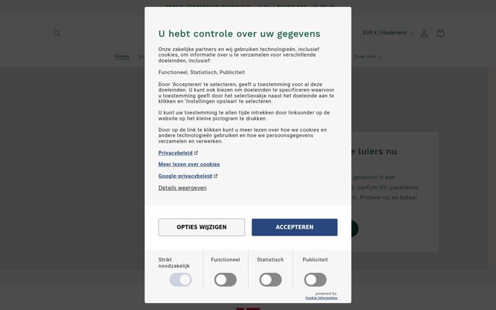 Screenshot of bambonature.nl