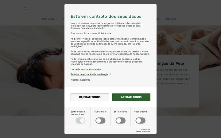 Screenshot of bambonature.pt