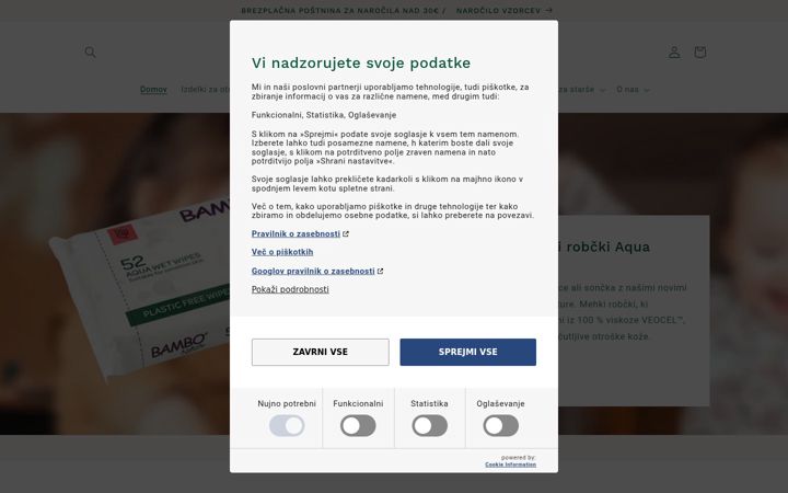 Screenshot of bambonature.si